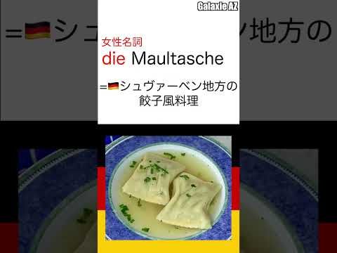 ドイツ🇩🇪の名物料理🥟 分解するとどんな意味？ #shorts #ドイツ語