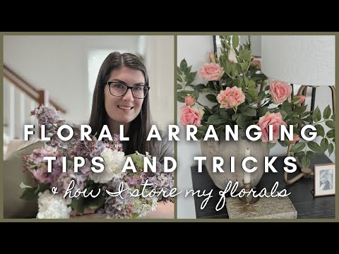 Floral Arranging Tips and Tricks | & how I store my florals