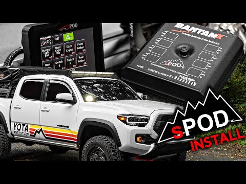 Tacoma sPOD Bantam X Installation | Control Your Accessories With Ease