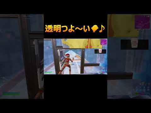 透明つよ～い🐥♪[ソロキャッシュカップ/Solo Cash Cup]【FORTNITE/フォートナイト】#shorts   #みにぴよ #フォートナイト #fortnite #透明 #ソロキャッシュ