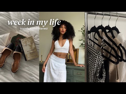 VLOG: New in Haul | Capsule Closet Essentials for Summer | Current Reads + Audiobooks | Cook with me