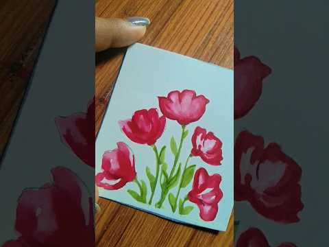 painting 🖌️🎨 #art ##flowers "Subscribe to my channel for more videos"