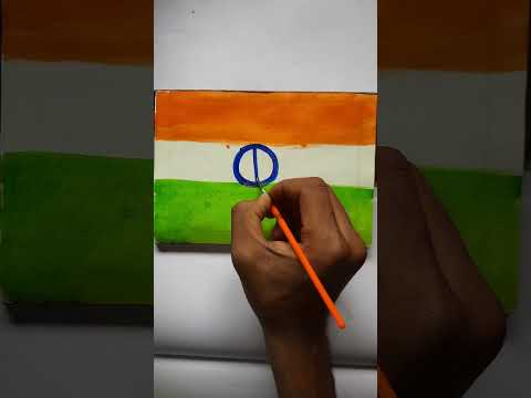 Republic day drawing/flag drawing/#art #viral