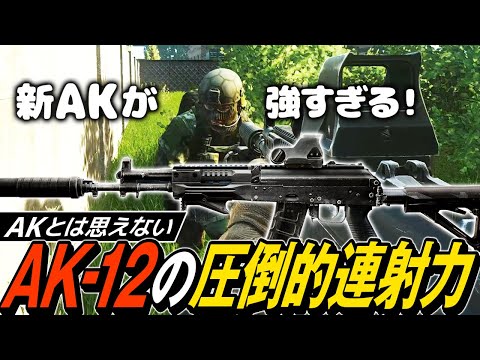 【タルコフ】AKとは思えない連射力！新武器AK-12の驚異の連射で銃声に集う敵を一網打尽【ゆっくり実況】