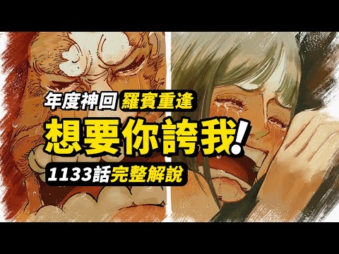 海賊王1133話完整解說！羅賓與薩烏羅重逢！活下來真是太好了！！海賊年度感人神回！！#海賊王