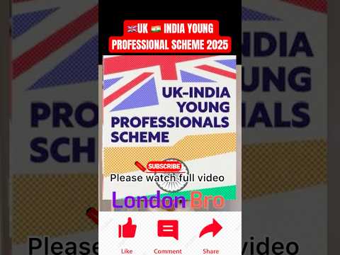 🇬🇧UK INDIA 🇮🇳 YOUNG PROFESSIONAL SCHEME 2025 #ukmalayali #youngprofessionals #shortsfeed #uklatest