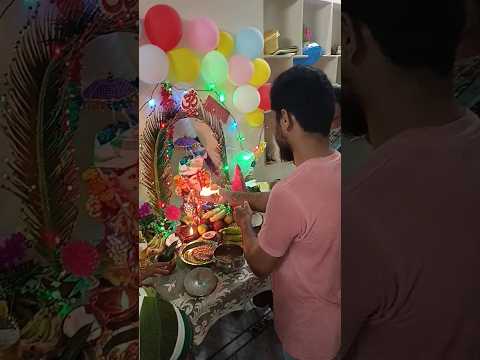 Ganesh Puja 🙏🏻 #ganeshpuja #shortvideo #ganesh #ganapati #shorts