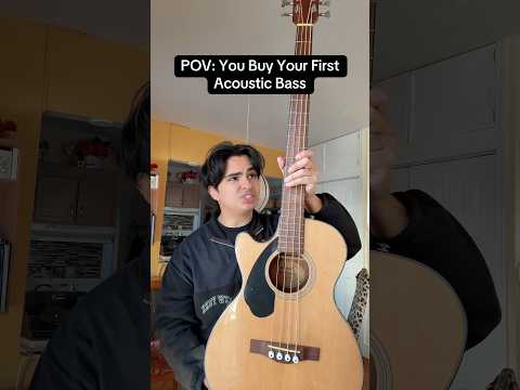 POV: You Buy Your First Acoustic Bass 🎸