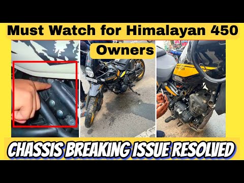 Solving the #Himalayan450 Chassis Breaking Mystery