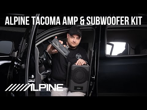 Toyota Tacoma Alpine Plug & Play 4-Channel Amp & Powered Subwoofer Kit | 2016 - 2022 Toyota Tacoma