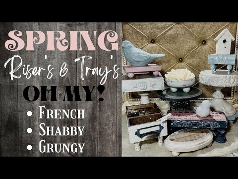 DIY THRIFT FLIPS~SPRING French, Grungy, Shabby~