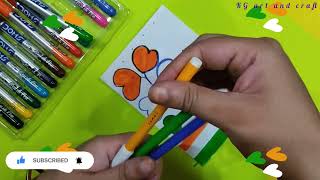 Independence day drawing ideas/ tricolour craft for 15 augusts @KGartandcraft