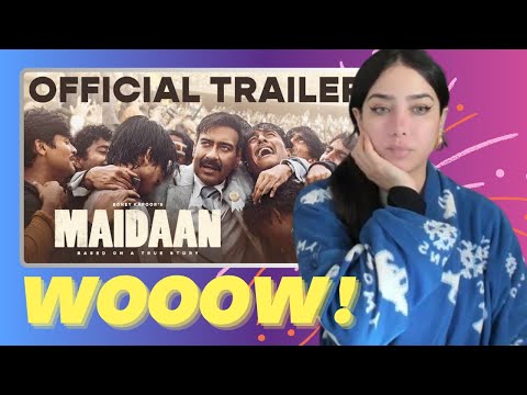 Maidaan Trailer Reaction | Ajay Devgn,Amit Sharma,Boney K,A.R. Rahman | Fresh Lime Films | EID 2024