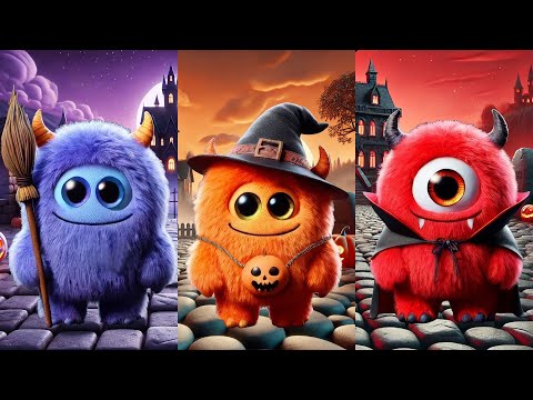 HAPPY HALLOWEEN MONSTERS COLORS SONG  | SH Kids Presents the MOST POPULAR Nursery Rhymes of 2024