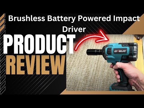 Battery Powered Brushless Motor Impact Driver Review | Heavy Duty Powerful Portable Drill and Driver