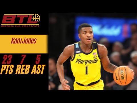 Kam Jones 23PTS 7REB 5AST vs Butler