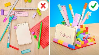 Top School Hacks & Crafts 🎒😍 Smart School Stationery Ideas