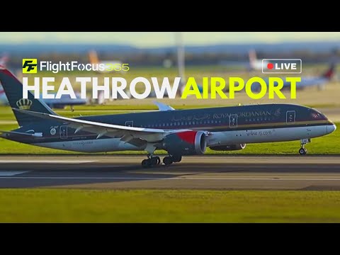 Heathrow Airport Live - Monday 10th Feb 2025