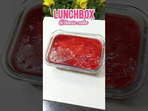 No-Bake / Lunchbox Cheesecake Recipe ❤️🍰