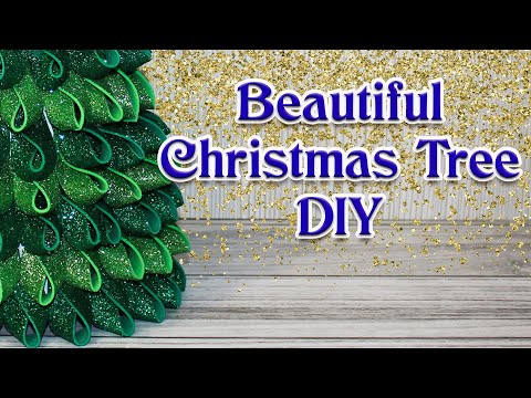 DIY Christmas Tree .  How To Make Christmas Tree .  Новогодняя елка своими руками .