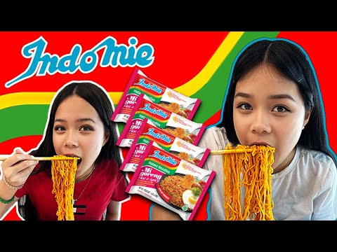 First time eating Hot & Spicy Indomie Mi Goreng Noodles 🔥