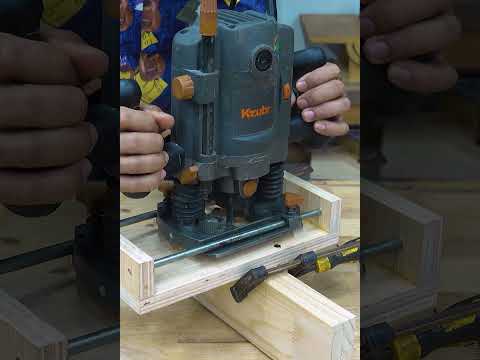 Wood Clamp Manual and Router Dowel Joints for woodworking Technique #shorts #woodworking #trending