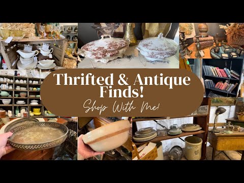 Come Thifting & Antique Shopping With Me! New Thrifted & Antique Finds!