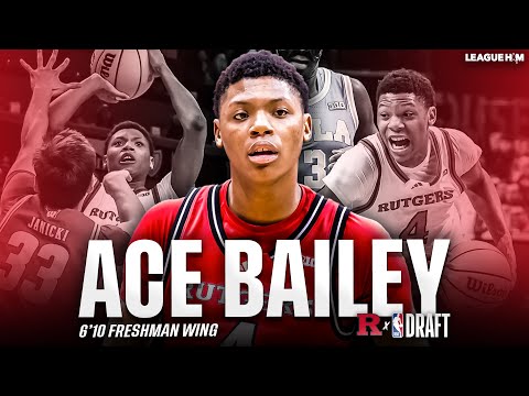 Ace Bailey Midseason Rutgers Highlights | Most Fascinating Prospect in 2025 NBA Draft