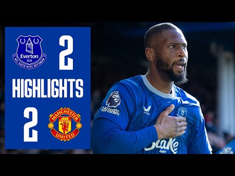 EVERTON 2-2 MANCHESTER UNITED | Premier League highlights