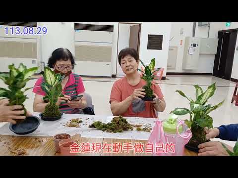 113.08.29農會家政班開班會 - 水苔球DIY