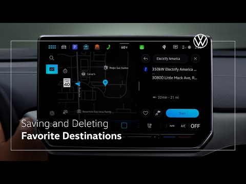 Saving and Deleting Favorite Destinations