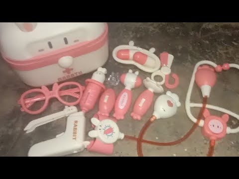 4:01 Minutes Satisfying with Unboxing Pink Rabbit Doctor Playset ASMR