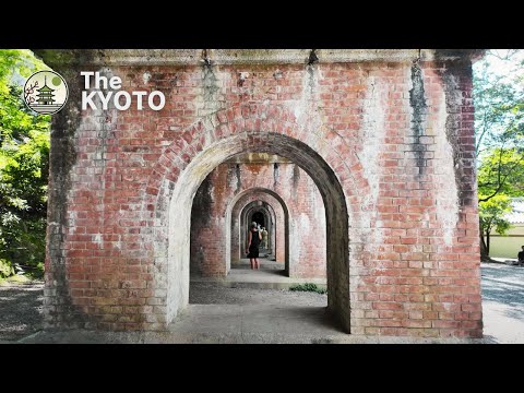 [4K]  Nanzenji Temple with the Suirokaku Aqueduct  in Kyoto Summer