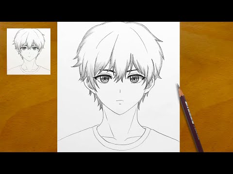 How to Draw an Anime Boy Step by Step || Beautiful Pencil Art Sketch