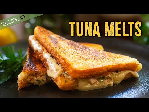 Pan-Toasted Tuna Melt with Dijon, Capers & Emmental