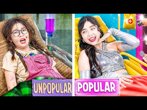 Popular Girl Vs Unpopular Girl In The Hospital! Poor Girl Want To Be A Superstar