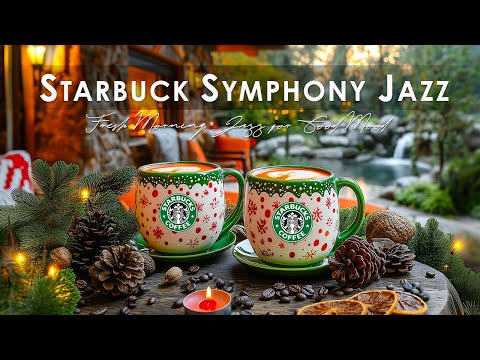 Experience Starbucks' warmth with jazz and calm 🌱 スターバックスのハーモニー 🌸 温もりのジャズメロディエネルギーと集中力を高めるサウンドの旅  ❄