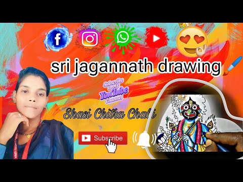 jagannath drawing  // jagannath drawing full video  // the art cafe jagannath drawing full video