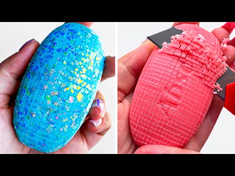 3 HOURS Relaxing SOAP ASMR For Deep Sleep 🧼 Cutting & Crushing Beautiful Soap