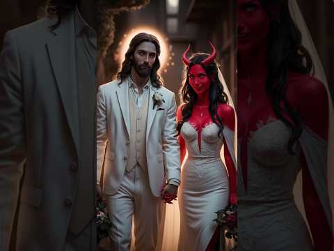 OMG 😱Jesus get married 😇 #jesus #jesuslovesyou #edit #jesuschrist #devil