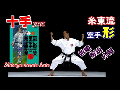 糸東流空手形【十手】karate kata jitte shitoryu 俯瞰 解説 分解