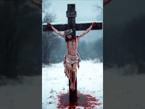 Jesus died on the cross ✝️ #crucifixion #crucified #jesus #oracão #dios #oracion #deus