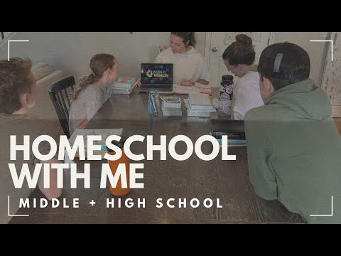 HOMESCHOOL WITH ME||MIDDLE AND HIGH SCHOOL||A LOOK AT OUR HISTORY NOTEBOOKS