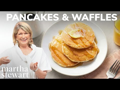 Martha Stewart's Best Pancake and Waffle Recipes | Swedish Pancakes, Cloud Pancakes, and Candy Bacon