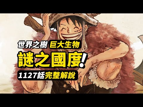 海賊王1127話完整解說！巨人王國世界之樹！草帽一夥勇闖天涯！艾爾巴夫的冒險開始 #海賊王