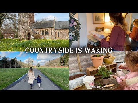 Daily Countryside Life in Early Spring | Mother's day, Gardening, Slow Living UK Vlog