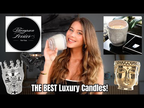 THE BEST LUXURY SCENTED CANDLES! Home Decor & Candles in ONE! Thompson Ferrier NYC Review