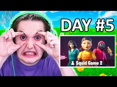 I Can't Sleep Until I Win Fortnite Squid Games 2!