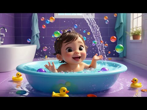 Splish, Splash, A Rainbow Bath | Fun Nursery Rhyme for Kids | Sing-Along Song