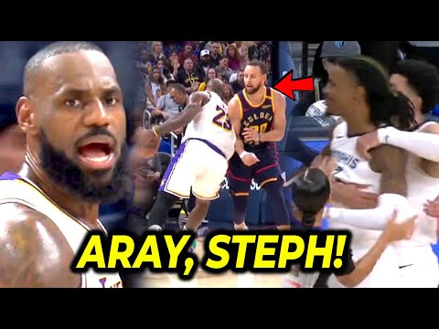 Walang tropa-tropa kay LeBron, pinakain ng BRASO si Curry| SUNTUKAN! Napaaway si Ja Morant!